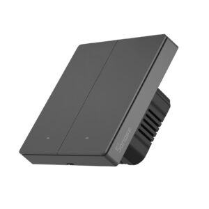 Interruptor Doble Pared Pulso M5-80-2C GRIS Smart WiFi SONOFF - Imagen 1