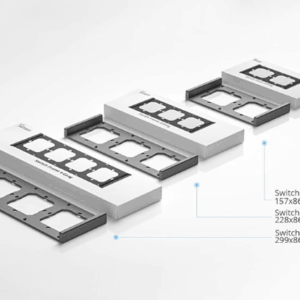 Marco para Interruptor M5-80 GRIS 2C - Imagen 2