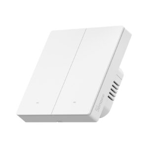 Interruptor Doble Pared Pulso M5-80-2C BLANCO Smart WiFi SONOFF - Imagen 1