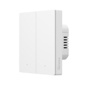 Interruptor Doble Pared Pulso M5-80-2C BLANCO Smart WiFi SONOFF - Imagen 3