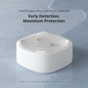 Sensor de Fuga de Agua (Cable incluido) SNZB05P ZIGBEE SONOFF